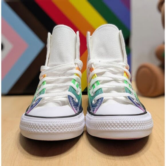 Converse Chuck Taylor All Star Pride Unisex High Top Sneakers Women's 8.5 NIB - Picture 6 of 14